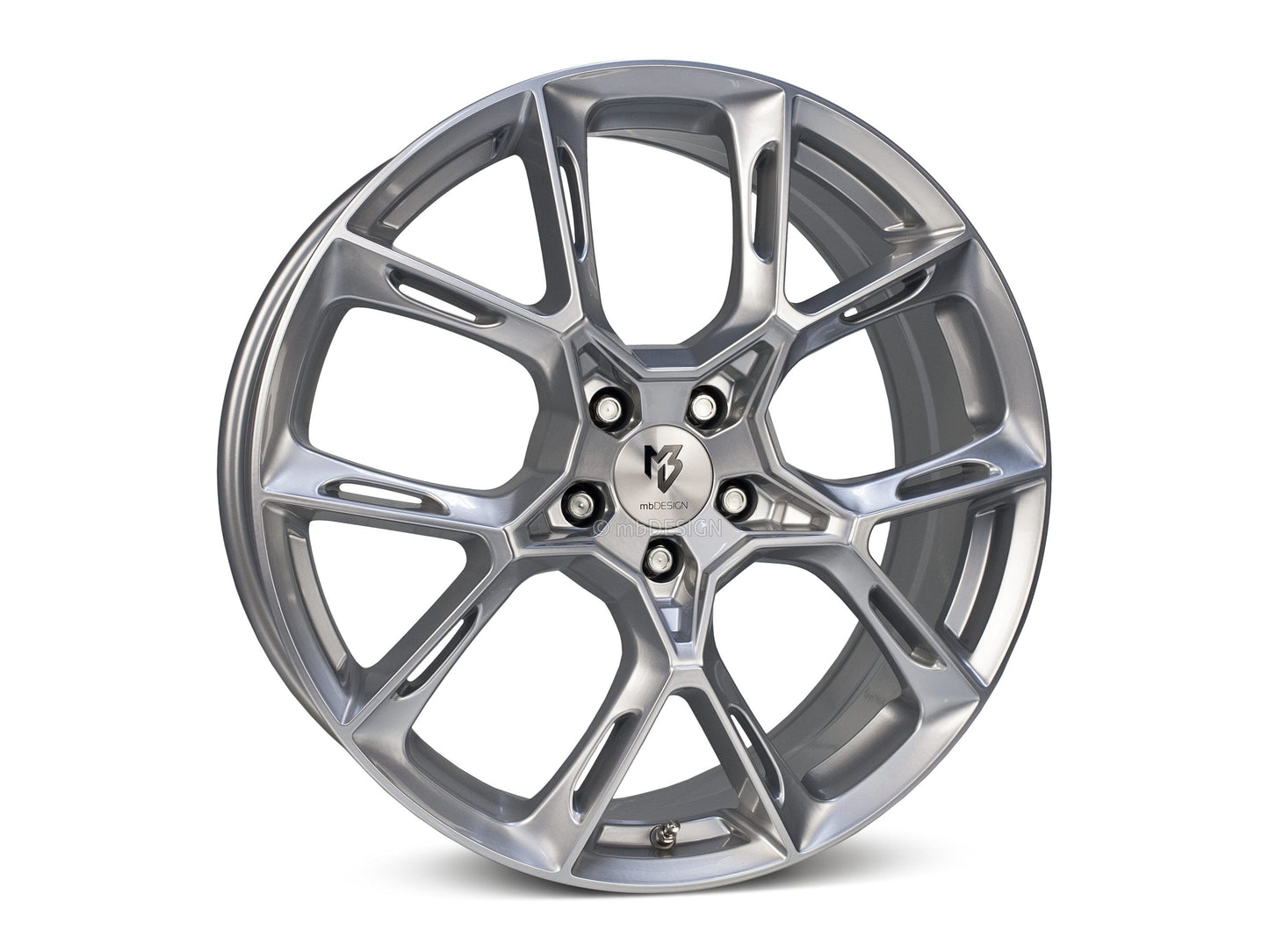 mbDesign Alufelgen MB KX1 20 Zoll - silber glänzend