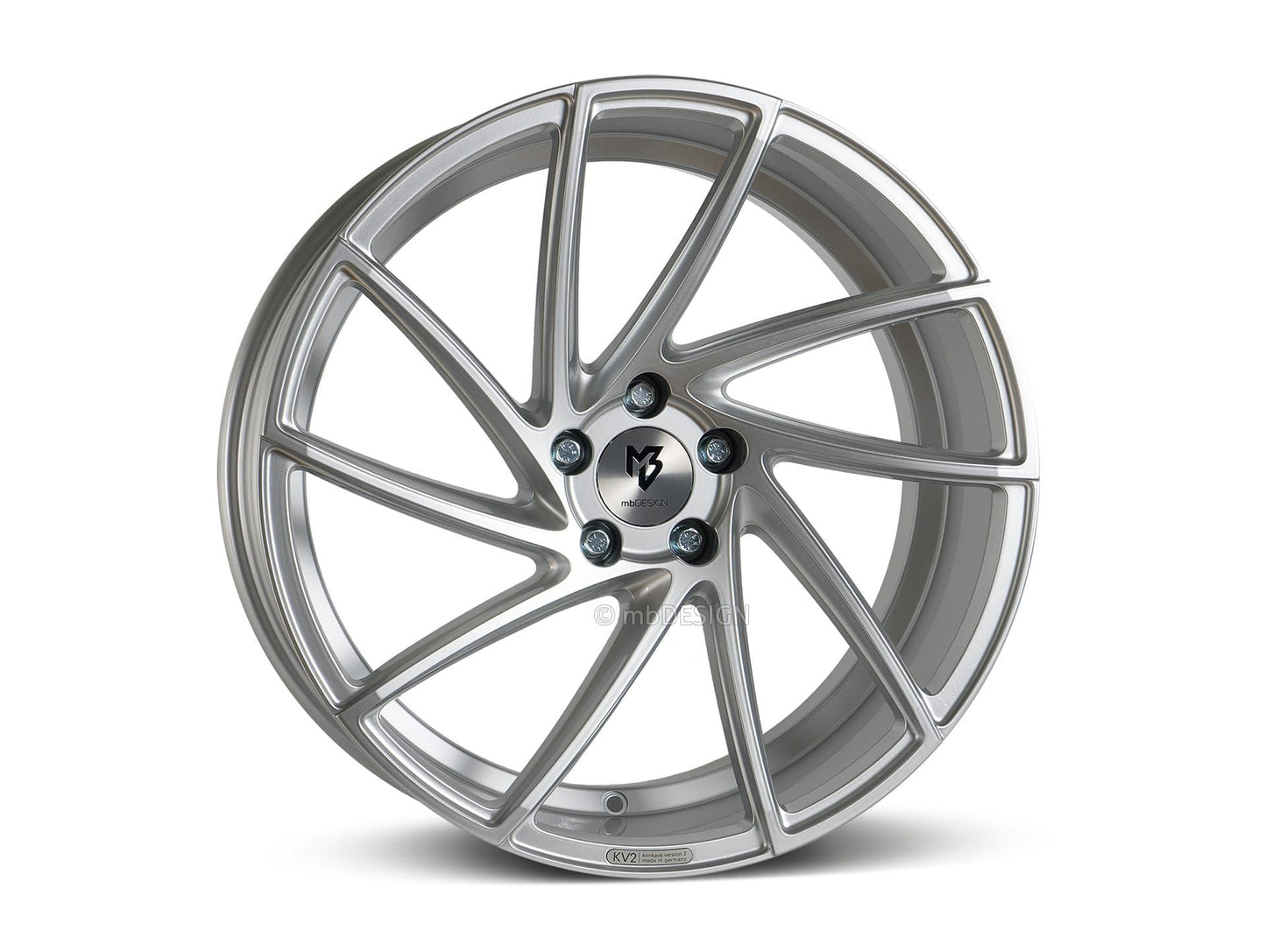 mbDesign Alufelgen MB KV2 19 Zoll - silber glänzend - gepfeffert.com