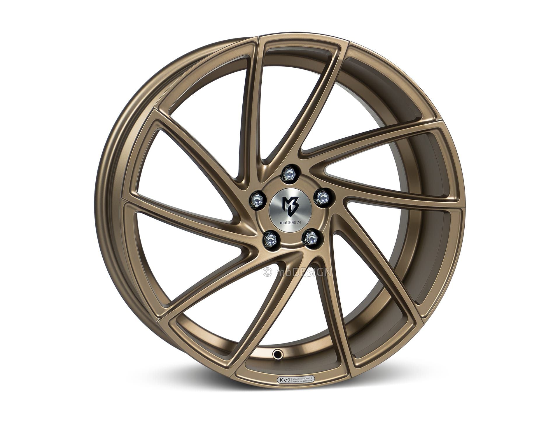 mbDesign Alufelgen MB KV2 19 Zoll - bronze light matt - gepfeffert.com
