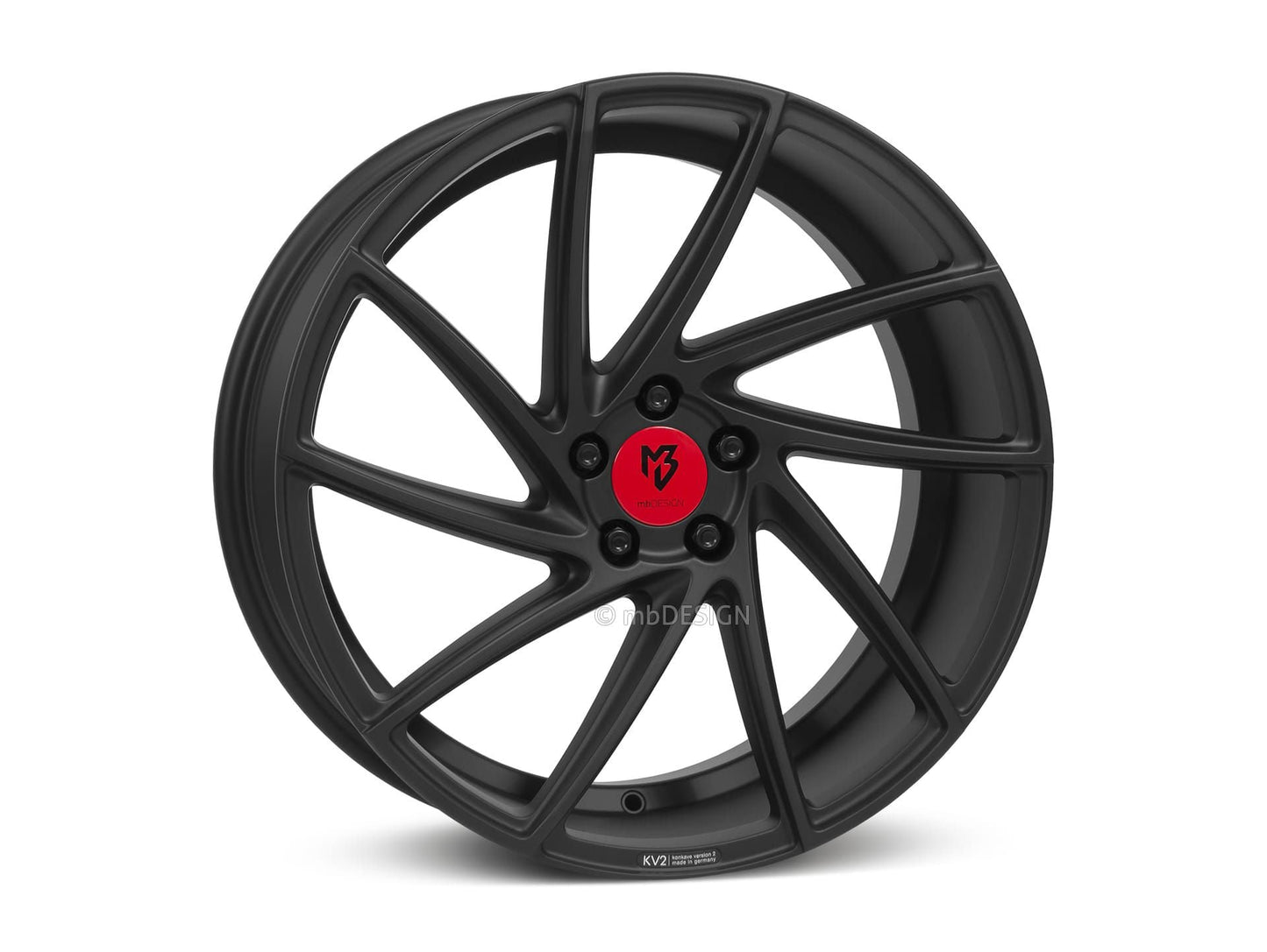 mbDesign Alufelgen MB KV2 19 Zoll - schwarz stumpfmatt - gepfeffert.com