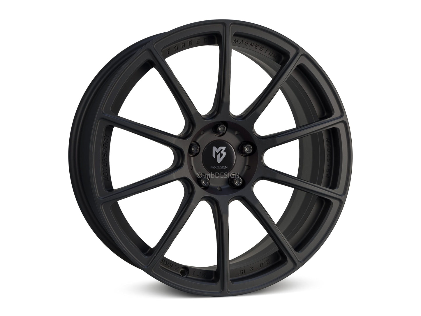 mbDesign Alufelgen MB MF1 18 Zoll - schwarz stumpfmatt - gepfeffert.com