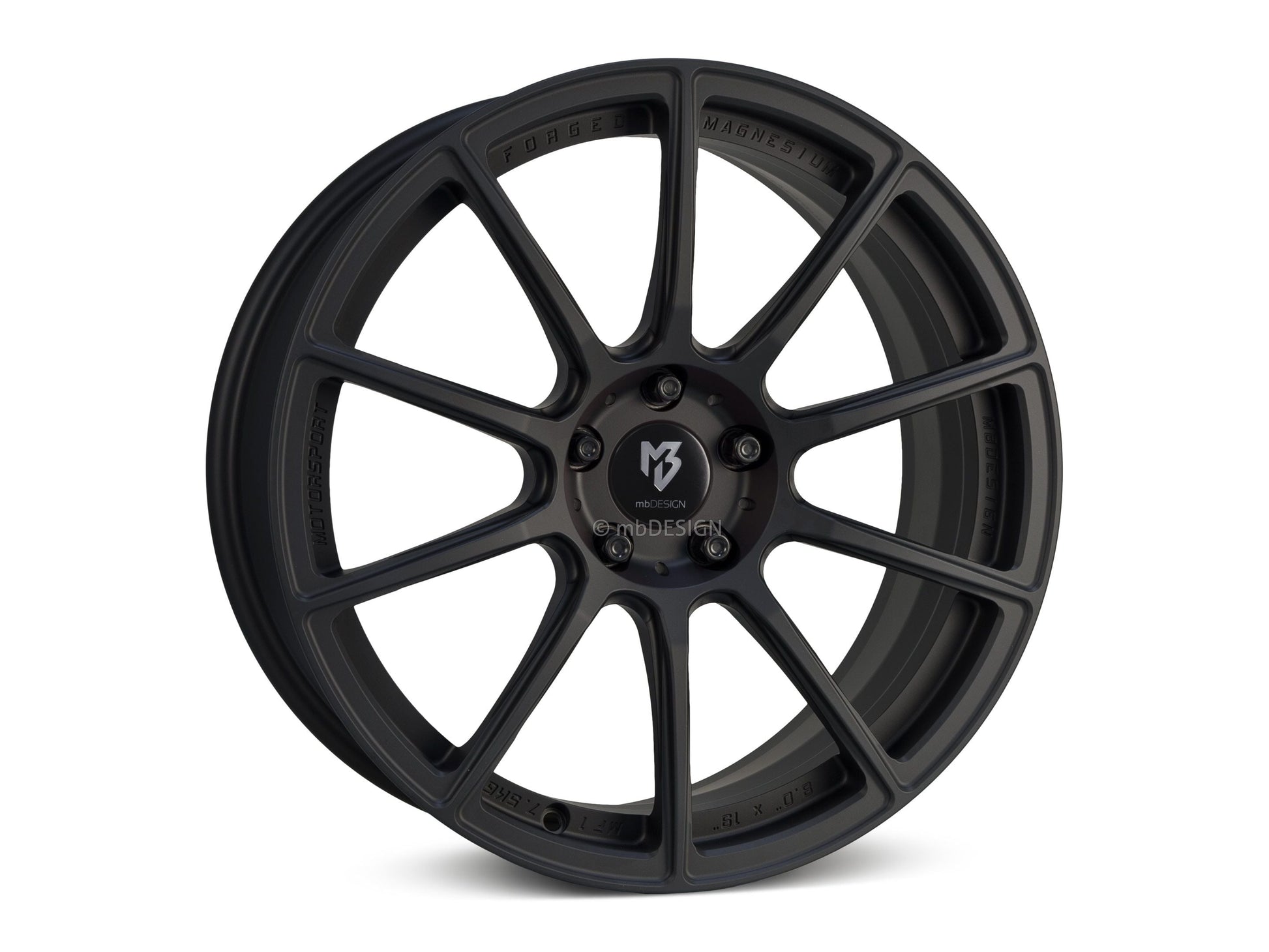 mbDesign Alufelgen MB MF1 18 Zoll - schwarz stumpfmatt - gepfeffert.com