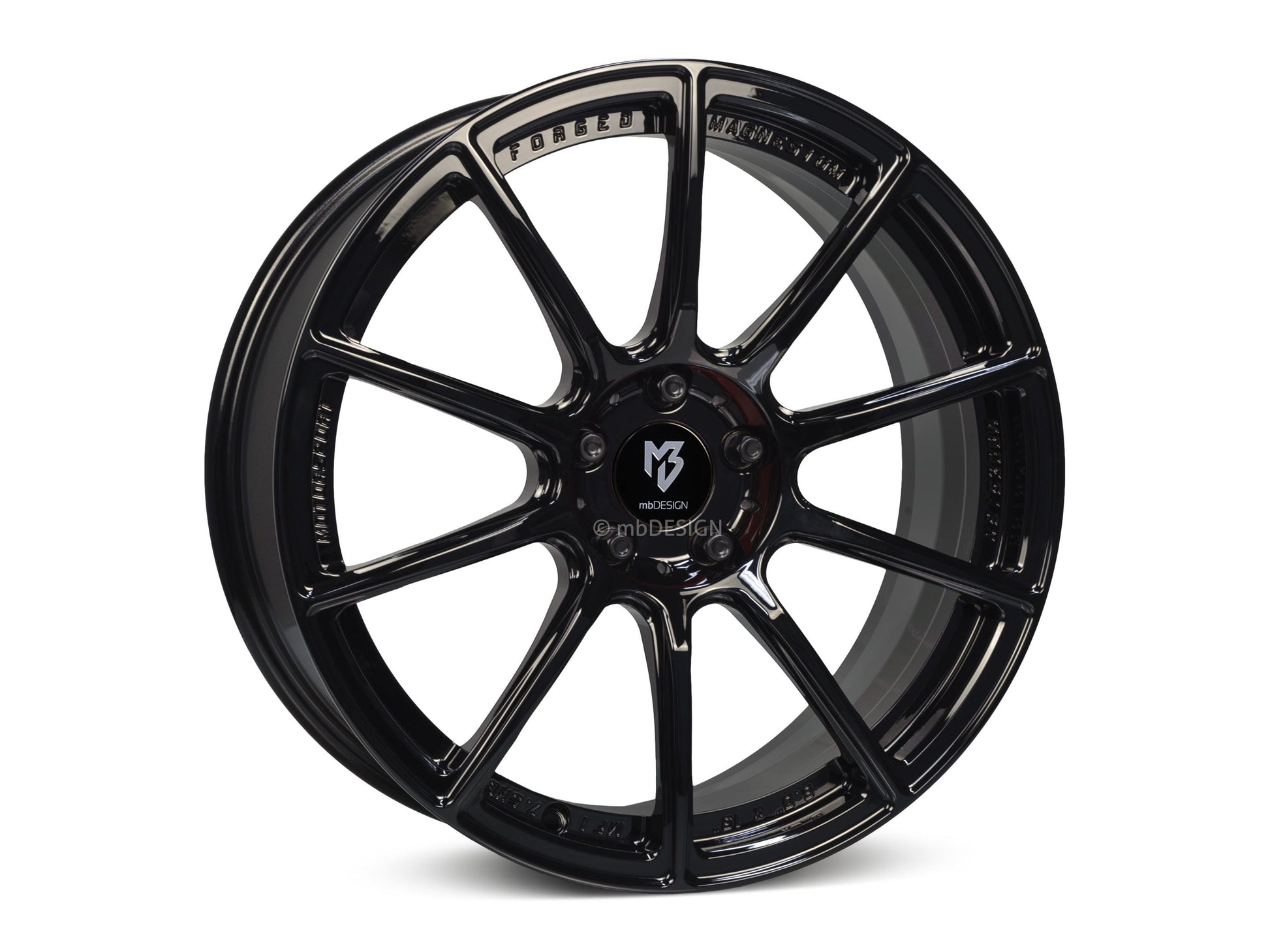 mbDesign Alufelgen MB MF1 19 Zoll - schwarz glänzend - gepfeffert.com