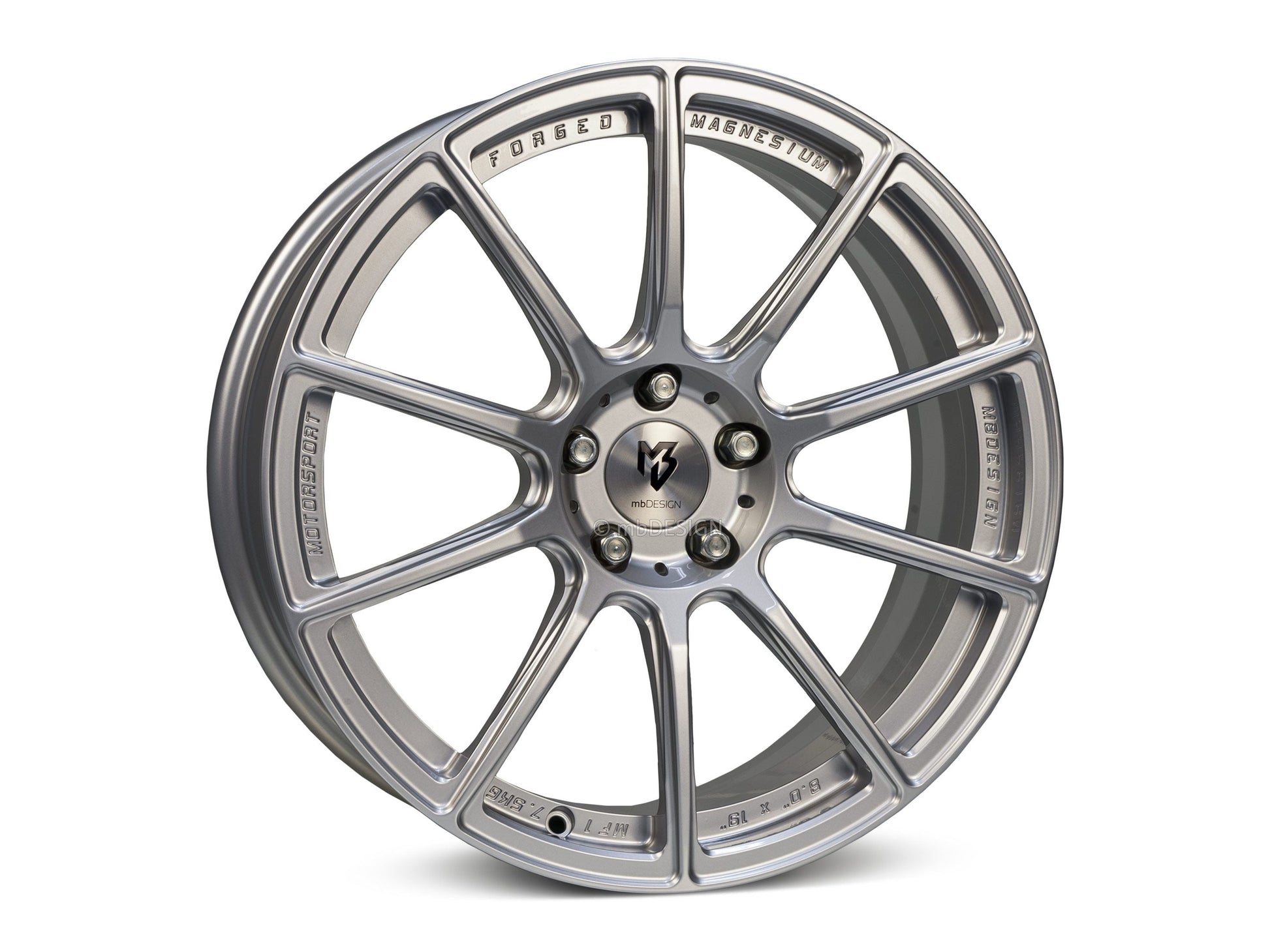 mbDesign Alufelgen MB MF1 19 Zoll - silber glänzend - gepfeffert.com