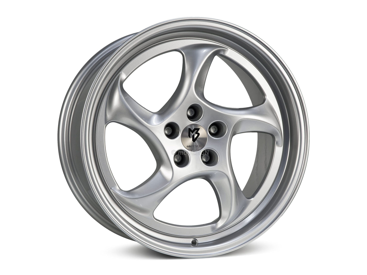 mbDesign Alufelgen MB TURBO 19 Zoll - silber glänzend