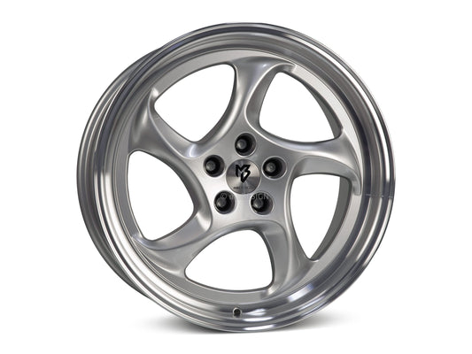 mbDesign Alufelgen MB TURBO 19 Zoll - silber glänzend poliert