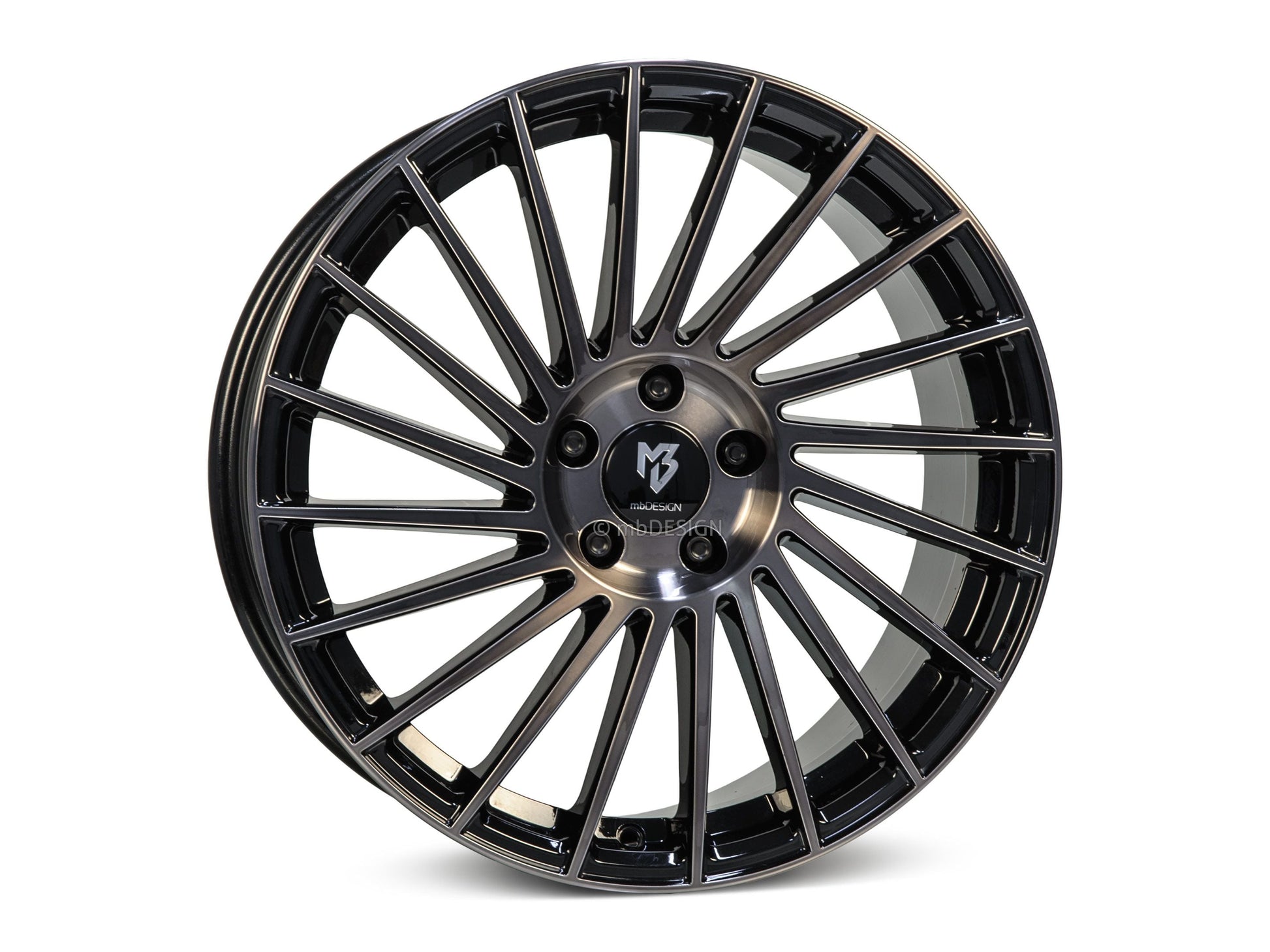 mbDesign Alufelgen MB VR3 18 Zoll - schwarz smoke poliert - gepfeffert.com