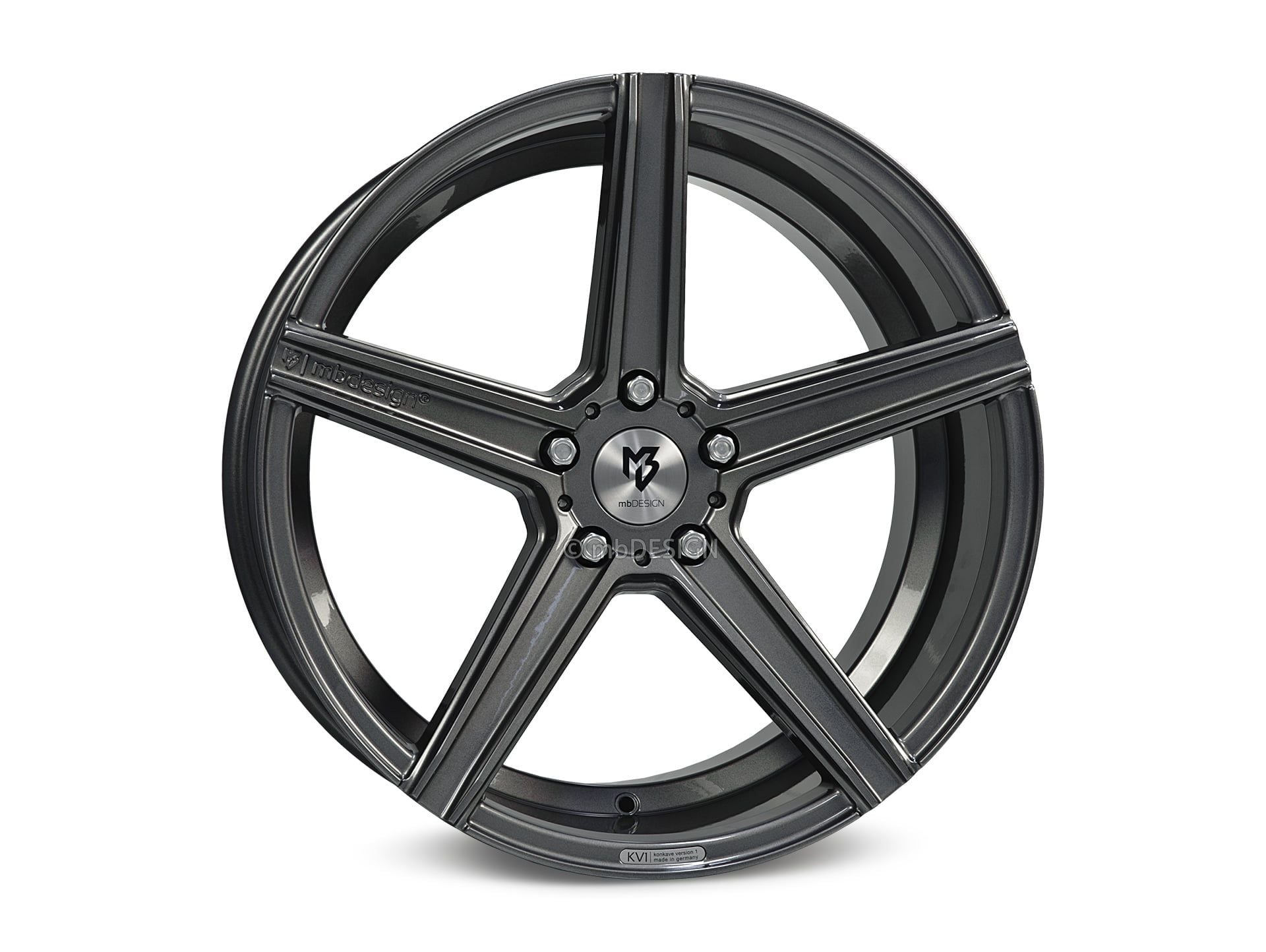 mbDesign Alufelgen MB KV1 DC 19 Zoll - grau glänzend - gepfeffert.com