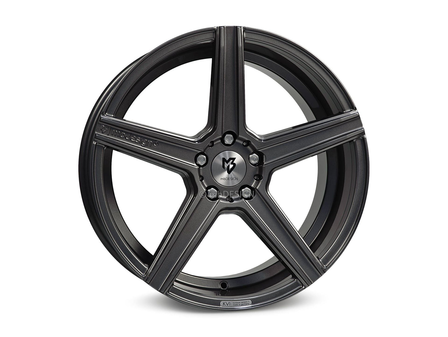 mbDesign Alufelgen MB KV1 19 Zoll - grau glänzend - gepfeffert.com