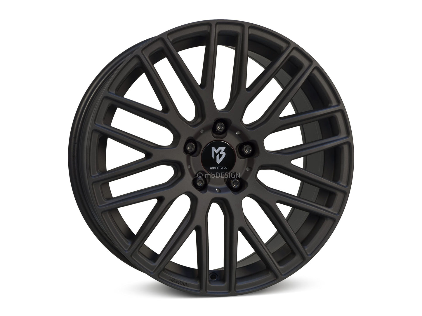 mbDesign Alufelgen MB KV4 19 Zoll - schwarz stumpfmatt - gepfeffert.com