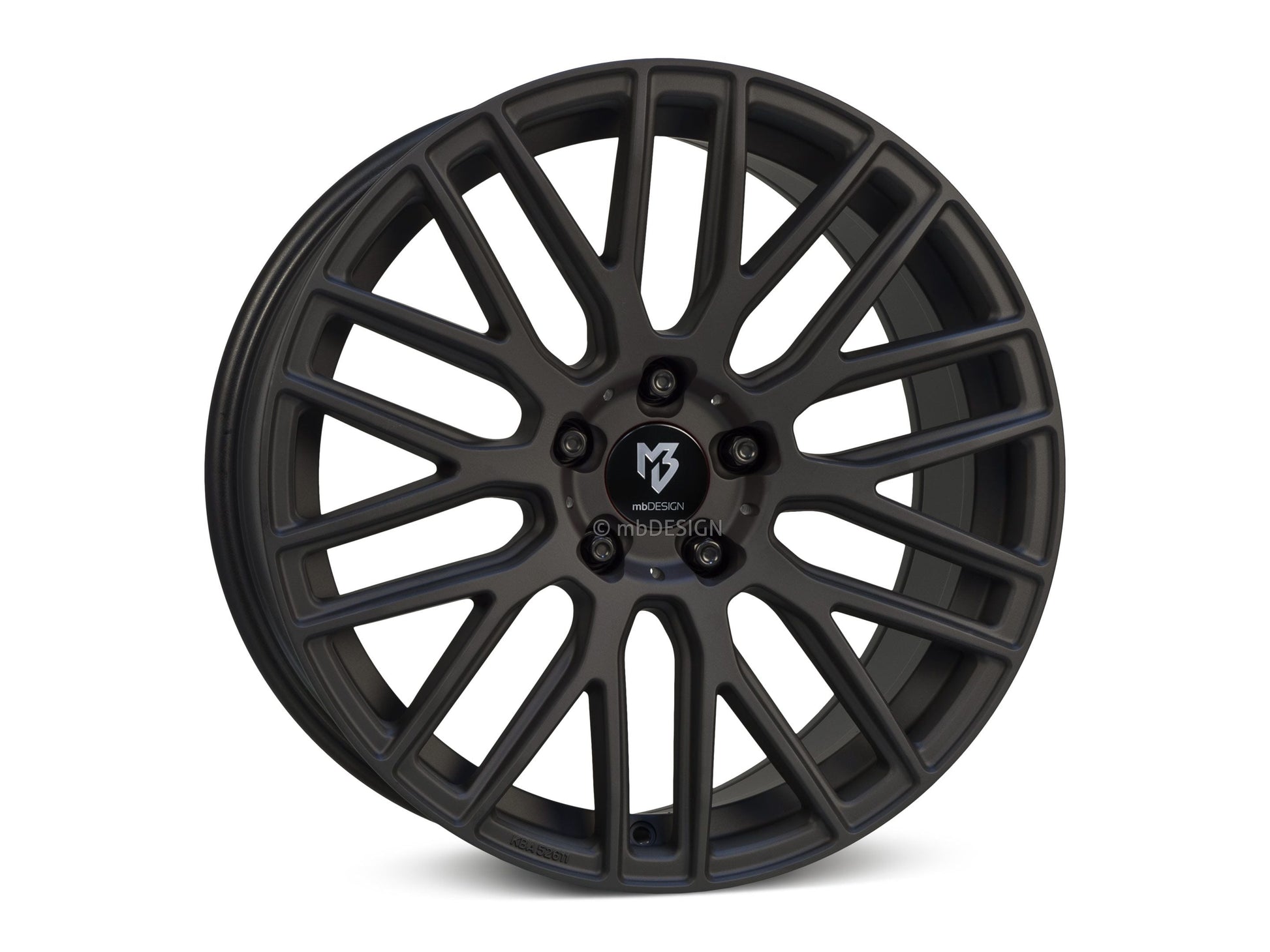 mbDesign Alufelgen MB KV4 19 Zoll - schwarz stumpfmatt - gepfeffert.com