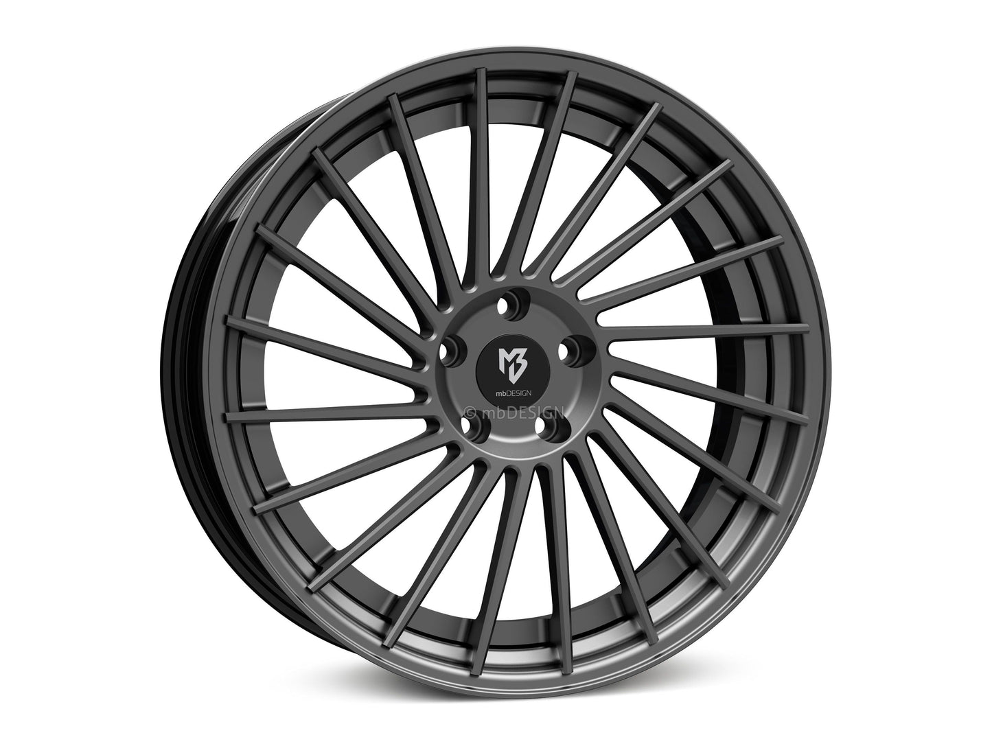 mbDesign Alufelgen MB VR3.2 2-tlg 20 Zoll - grau matt/grau matt
