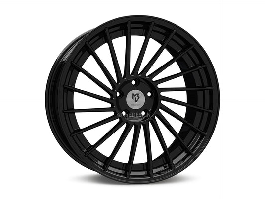 mbDesign Alufelgen MB VR3.2 DC 2-tlg 21 Zoll - schwarz glänzend/schwarz glänzend