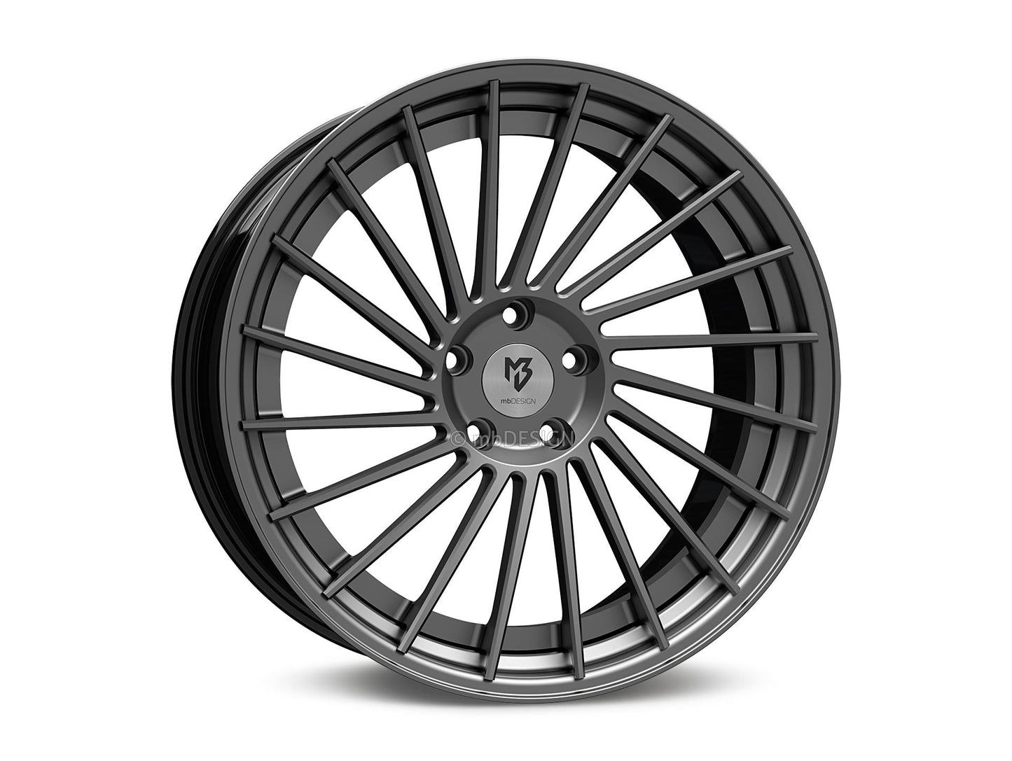 mbDesign Alufelgen MB VR3.2 DC 2-tlg 21 Zoll - grau matt/grau matt