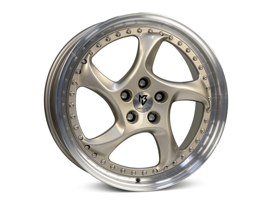 mbDesign Alufelgen MB TURBO S 19 Zoll - champagner glänzend poliert