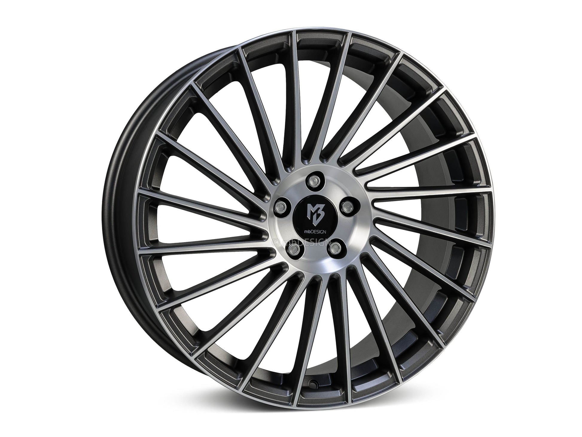 mbDesign Alufelgen MB VR3 18 Zoll - grau matt poliert - gepfeffert.com