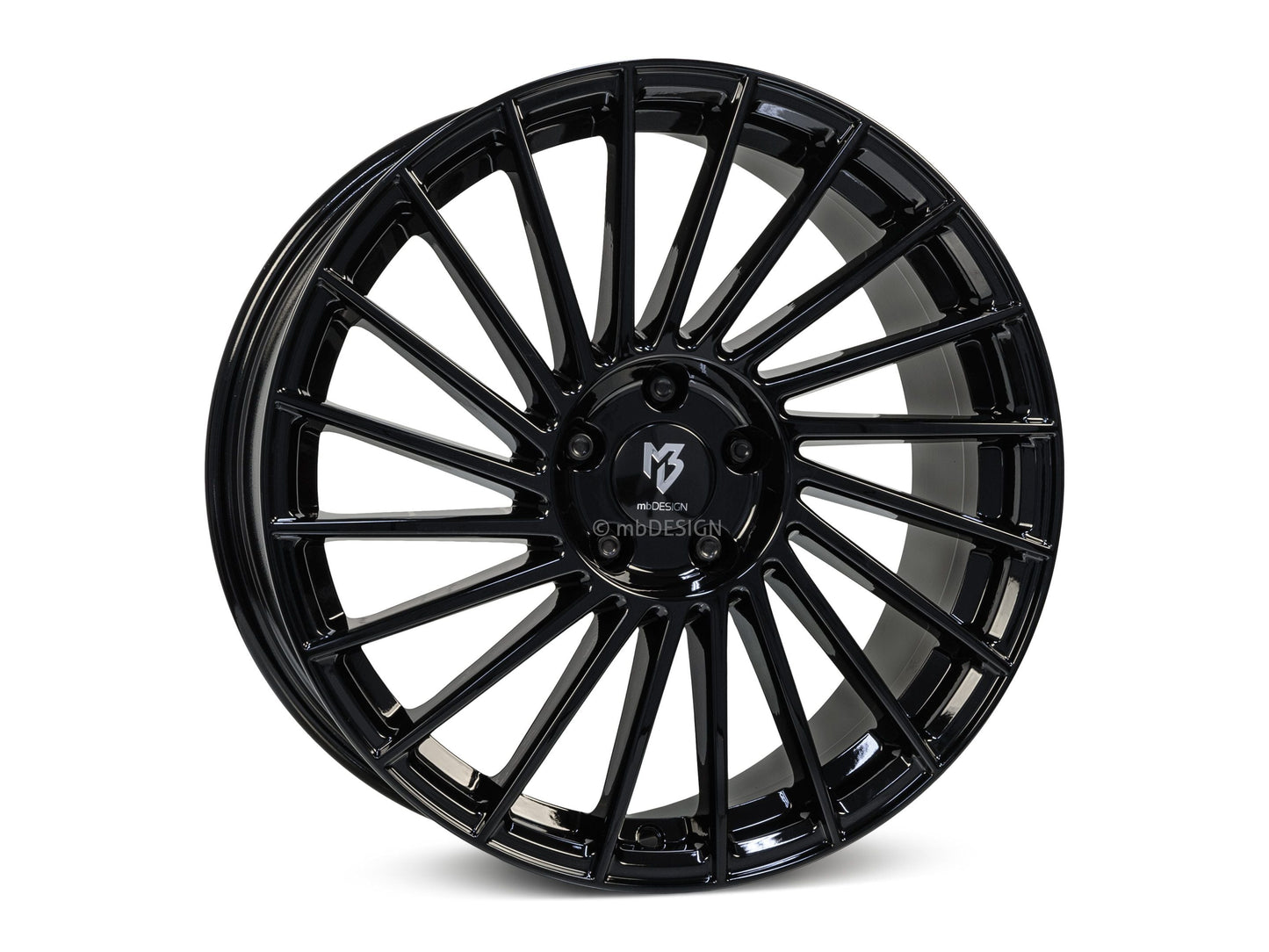 mbDesign Alufelgen MB VR3 18 Zoll - schwarz glänzend - gepfeffert.com