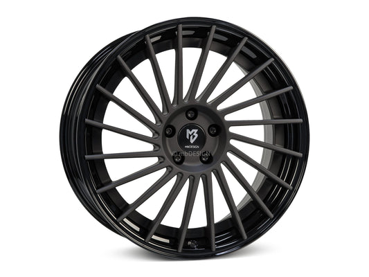 mbDesign Alufelgen MB VR3.2 2-tlg 20 Zoll - schwarz stumpfmatt/schwarz glänzend