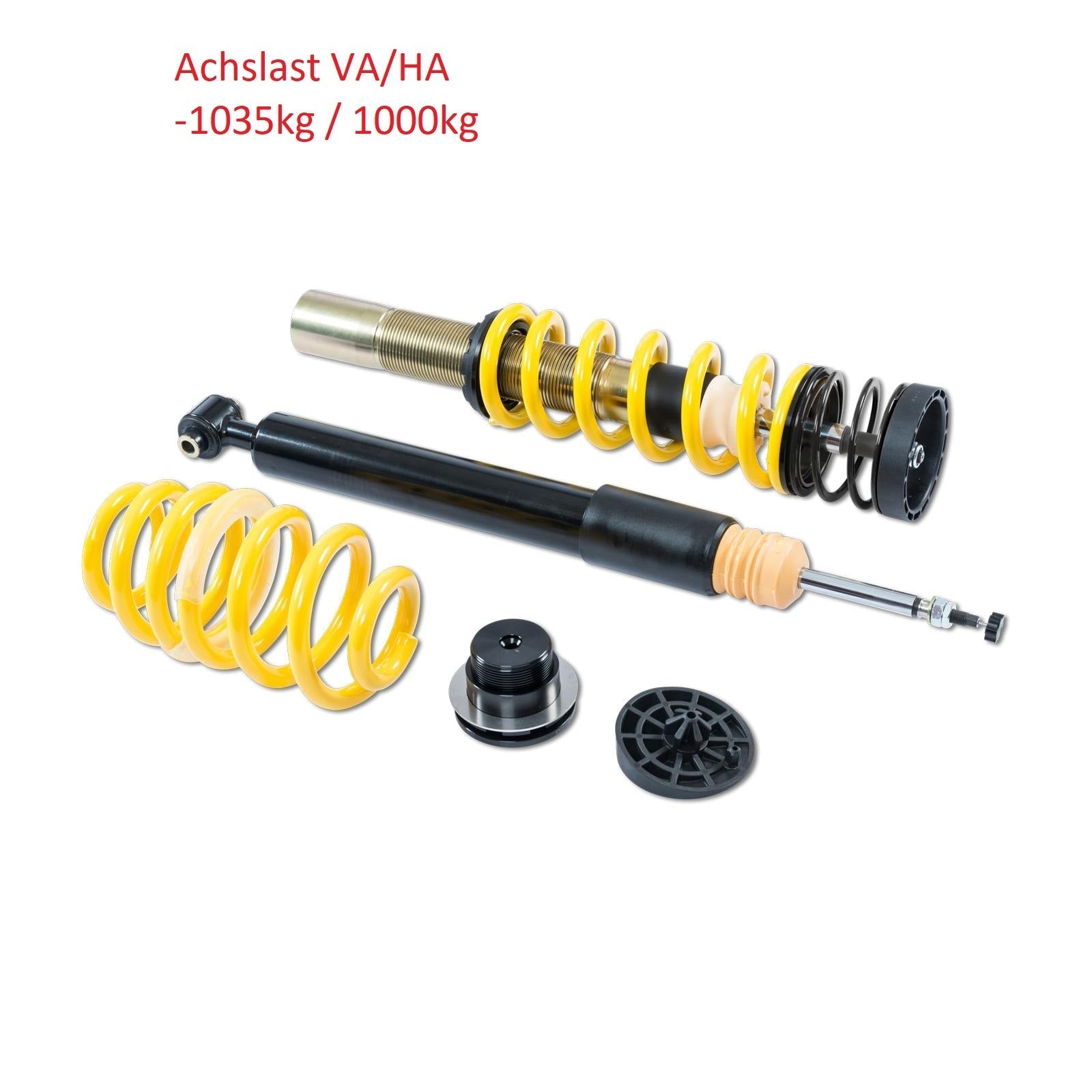 ST XA Stahl verzinkt (mit Härteverstellung) für Golf VI / Leon 1P 35-65mm Ø50mm - gepfeffert.com