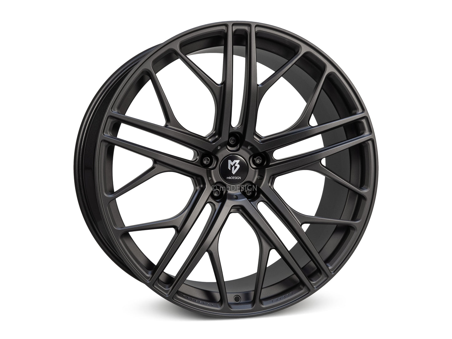 mbDesign Alufelgen MB SF1 DC 21 Zoll - schwarz stumpfmatt