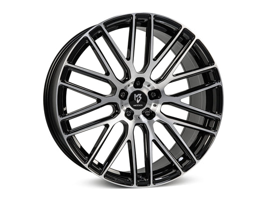 mbDesign Alufelgen MB KV4 C 22 Zoll - schwarz glänzend poliert