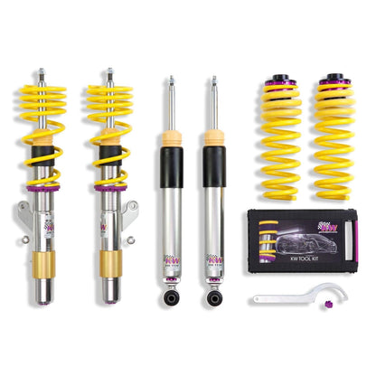 KW Gewindefahrwerk INOX V3 Audi RS3 8Y MIT elekt. Dämpfer incl. Stilllegungssatz 352100DW - gepfeffert.com