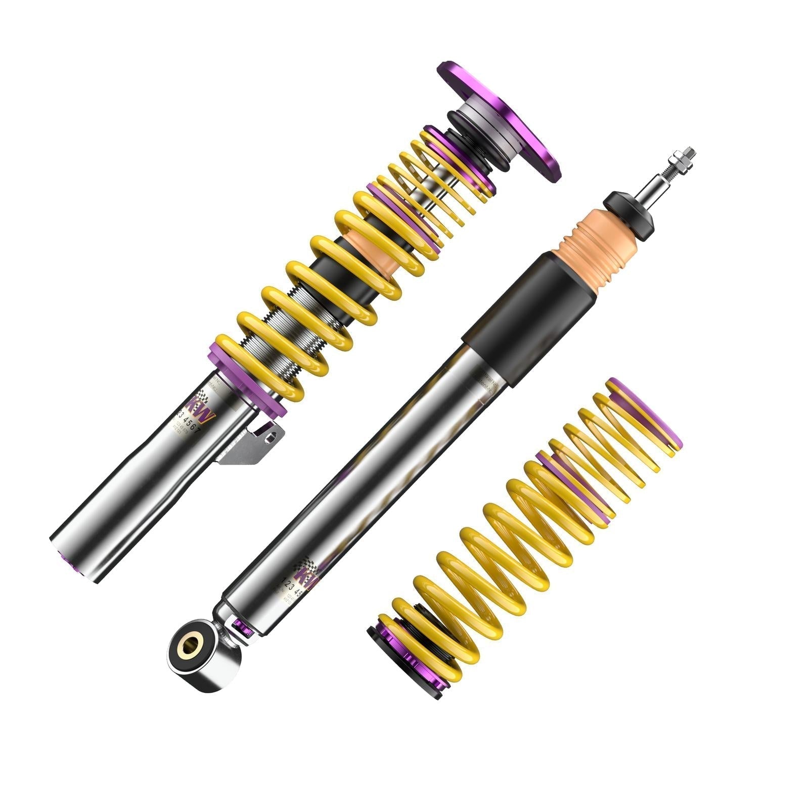 KW Gewindefahrwerk INOX V3 Clubsport A3 8V / Leon 5F / Golf VII Ø50mm - gepfeffert.com