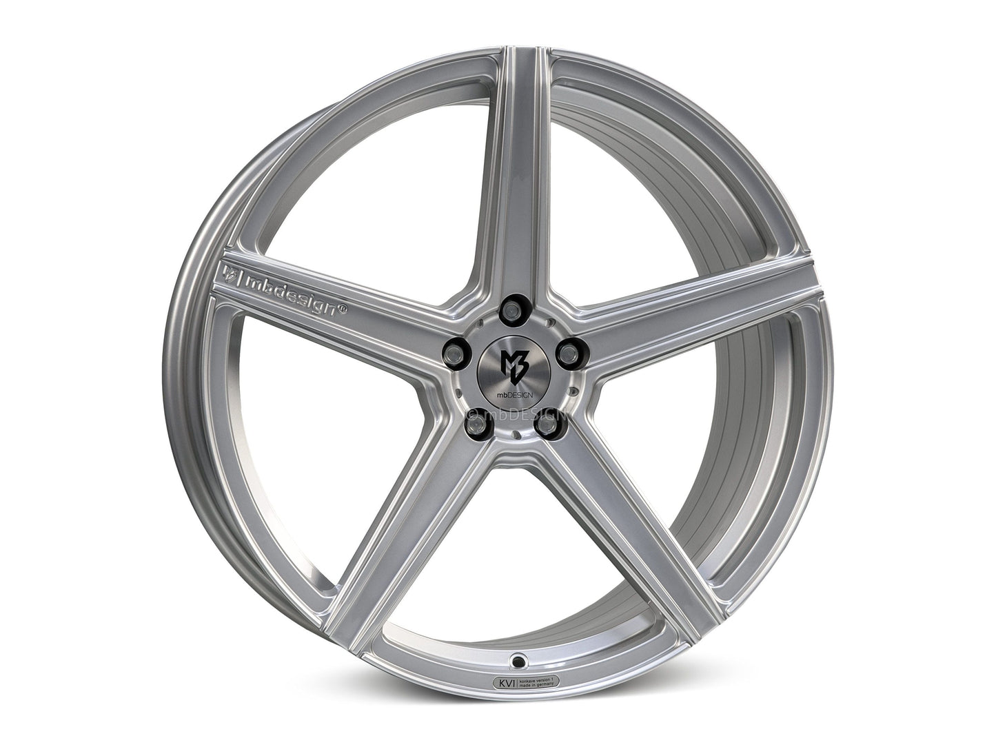 mbDesign Alufelgen MB KV1S C 21 Zoll - silber glänzend