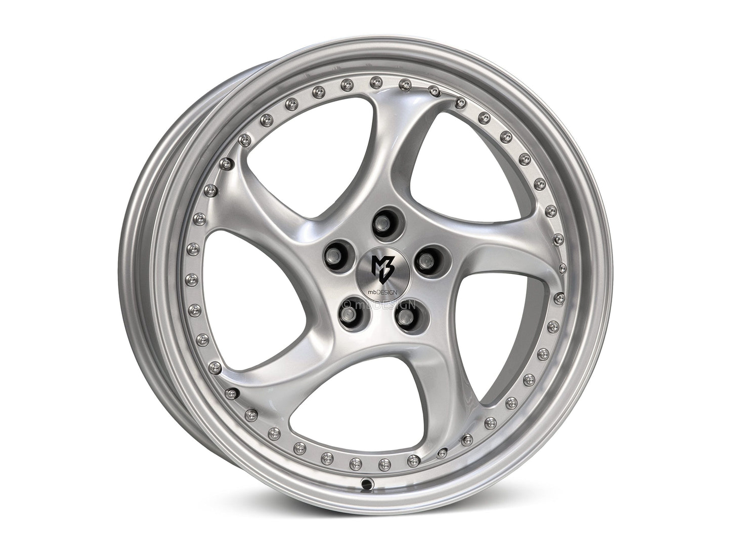 mbDesign Alufelgen MB TURBO S 19 Zoll - silber glänzend