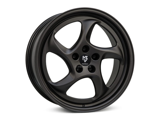 mbDesign Alufelgen MB TURBO 19 Zoll - schwarz stumpfmatt