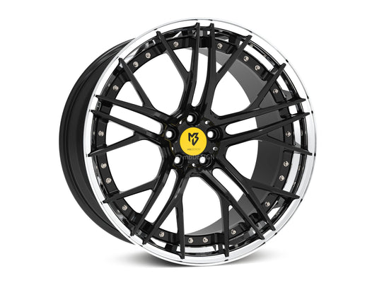 mbDesign Alufelgen MB SF1.3 C 3-tlg 20 Zoll - schwarz glänzend poliert