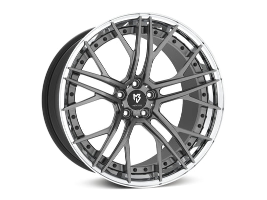 mbDesign Alufelgen MB SF1.3 C 3-tlg 20 Zoll - grau matt poliert
