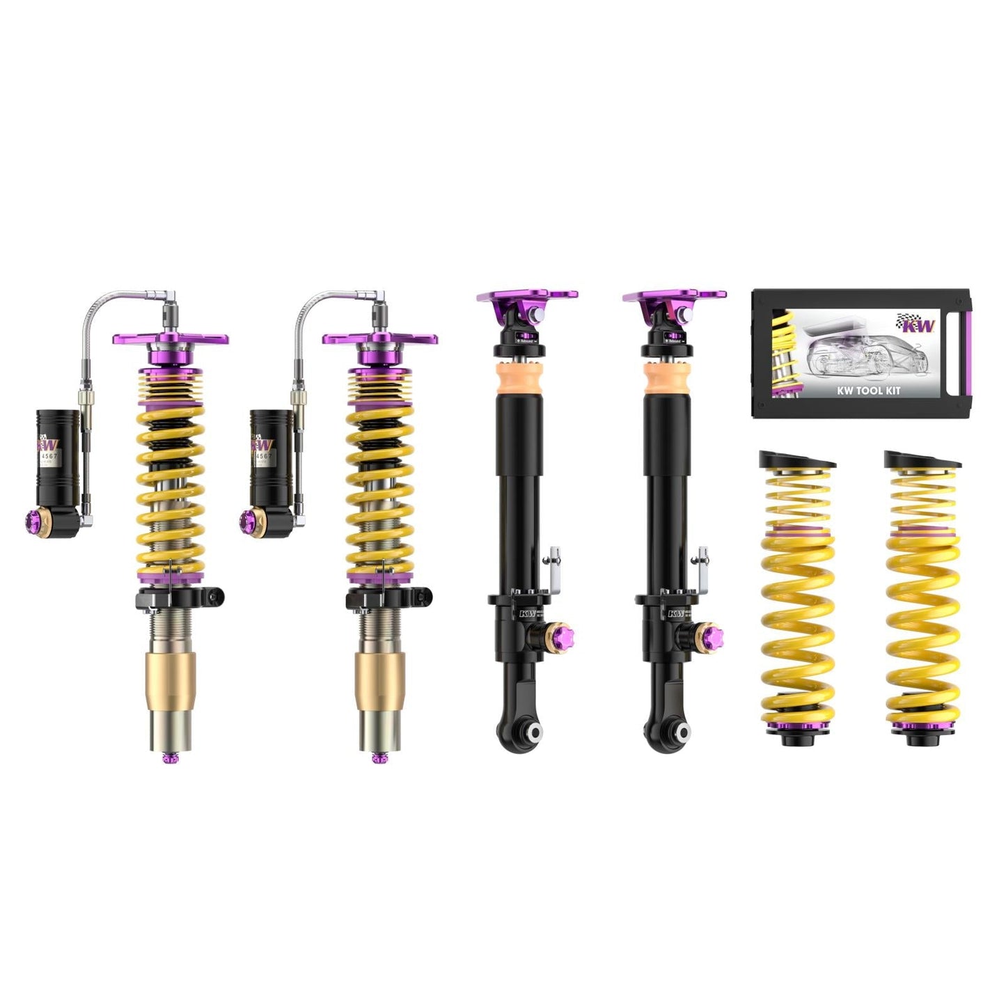 KW GEWINDEFAHRWERK V4 CLUBSPORT INOX (INKL. STILLLEGUNG F. ELEKTR. DÄMPFER) 397202EQ - gepfeffert.com