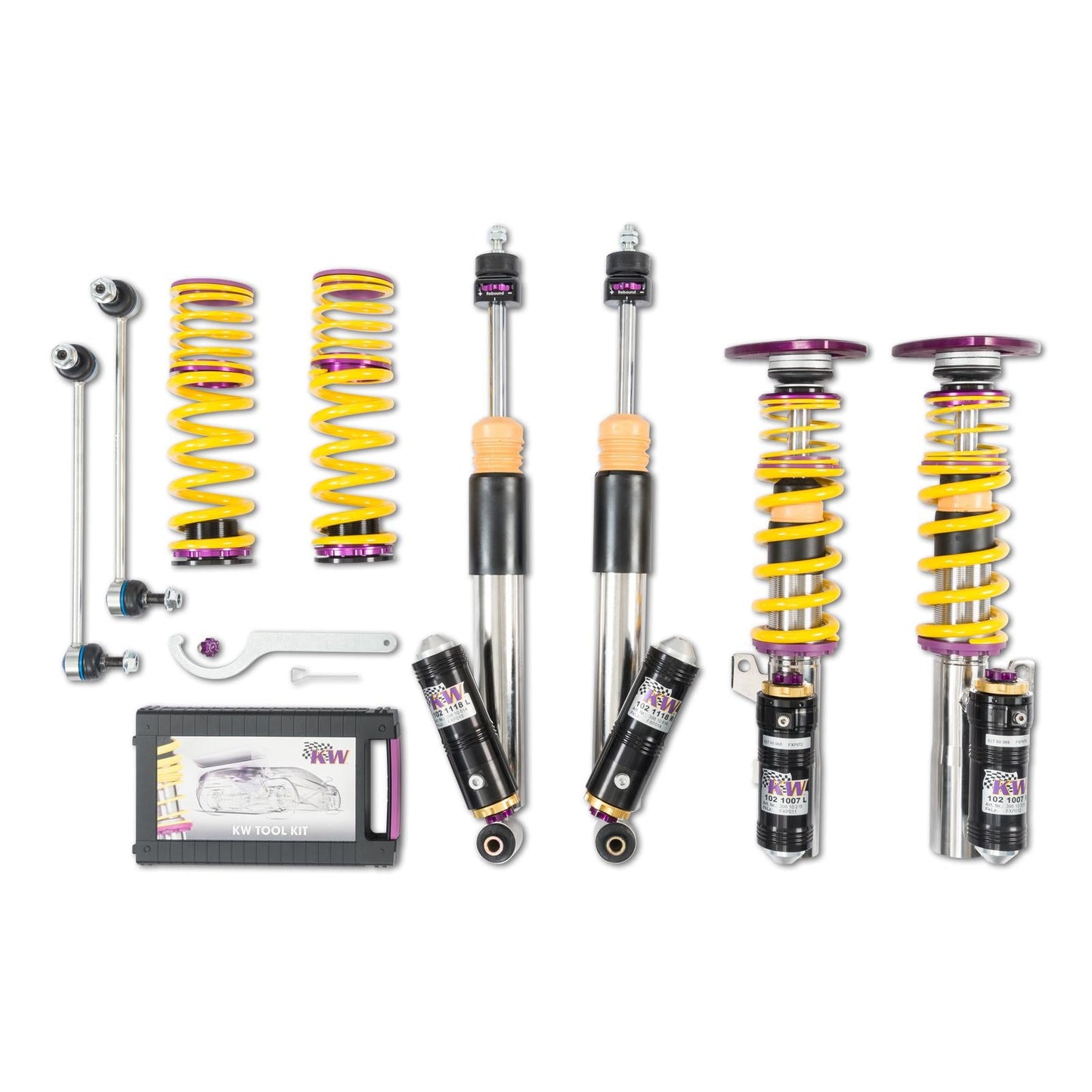 KW V1 / V2 / V3 / V4 & ST X / XA / XTA Gewindefahrwerke für Golf VII 2.0R 4Motion - gepfeffert.com