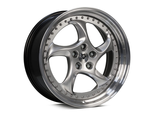 mbDesign Alufelgen MB TURBO Forged 2-tlg 20 Zoll - silber glänzend/glanzgedreht Acryl Pulverbeschichtet