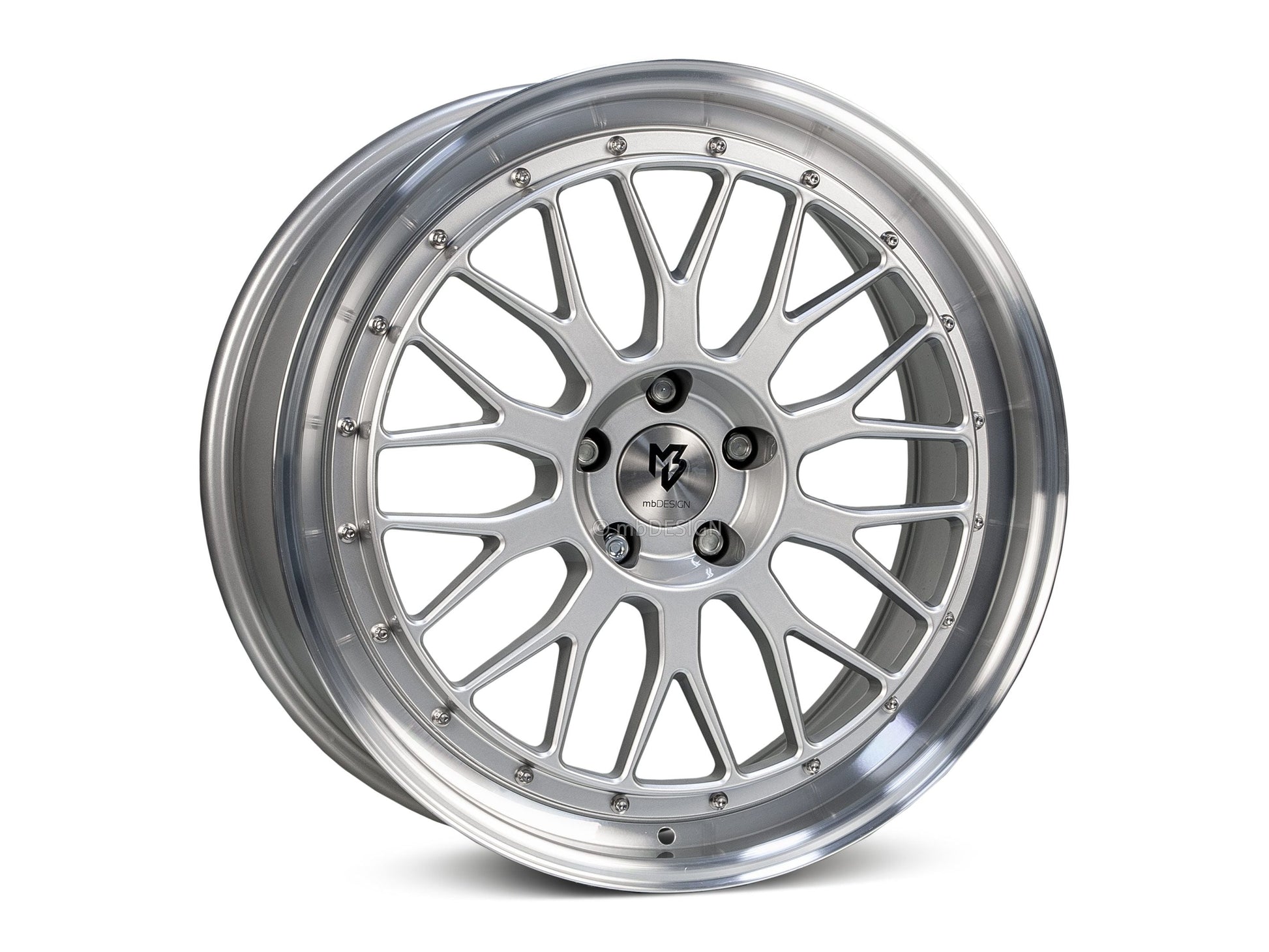 mbDesign Alufelgen MB LV1 19 Zoll - silber glänzend poliert - gepfeffert.com