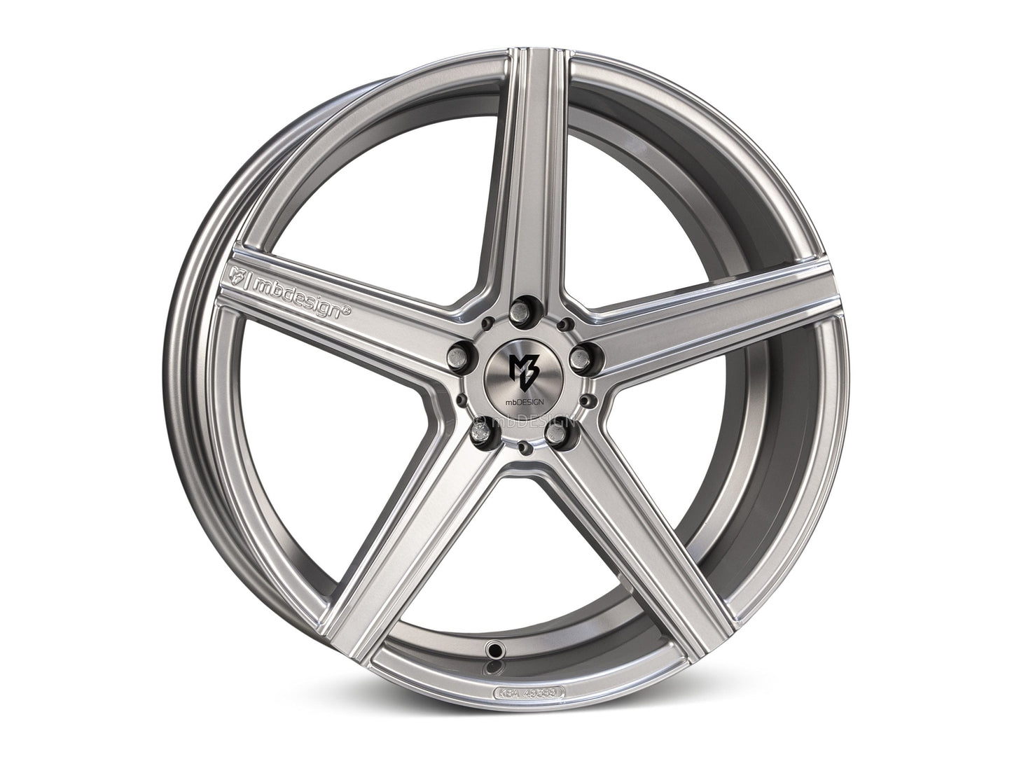 mbDesign Alufelgen MB KV1 22 Zoll - silber glänzend