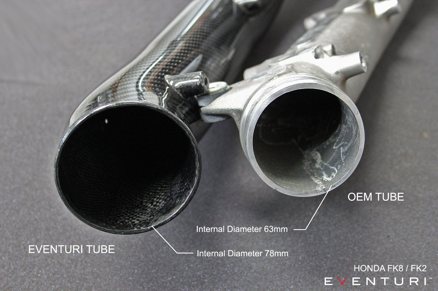 Eventuri Carbon Chargepipe/inlet für Honda Civic FK8 Type-R - gepfeffert.com