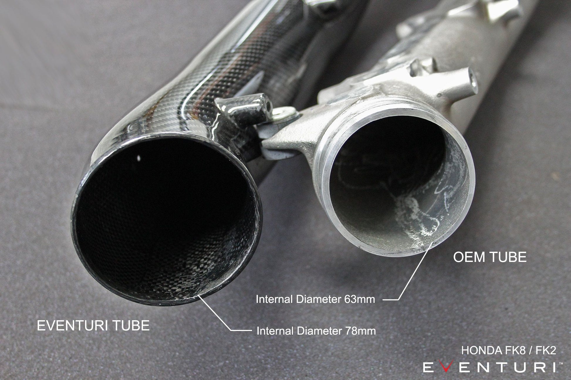 Eventuri Carbon Chargepipe/inlet für Honda Civic FK8 Type-R - gepfeffert.com