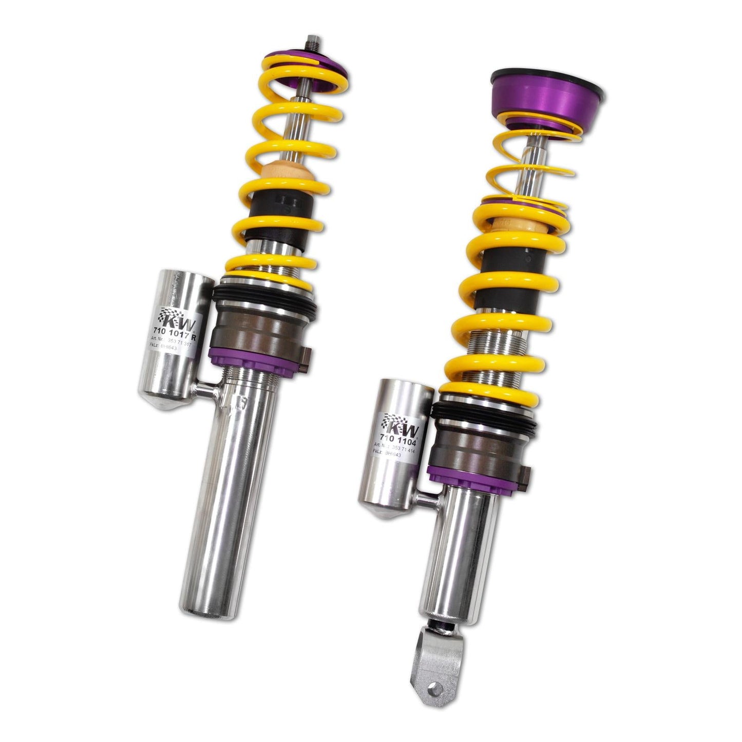 KW Gewindefahrwerk HLS4 V3 INOX passend für Porsche 911 (996) Allrad