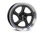 mbDesign Alufelgen MB TURBO Forged 2-tlg 20 Zoll - schwarz stumpfmatt/glanzgedreht Acryl Pulverbeschichtet