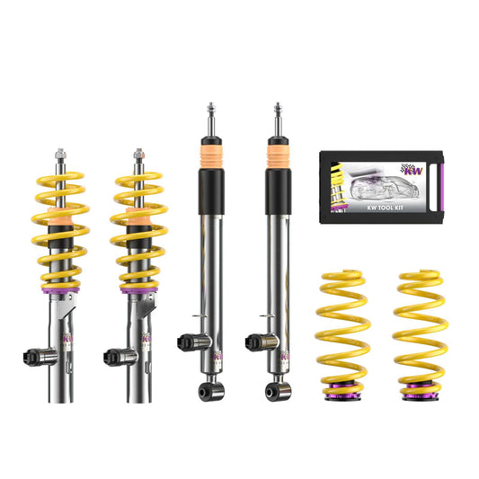 KW DDC Plug & Play Gewindefahrwerk INOX für Seat Leon 5F - gepfeffert.com