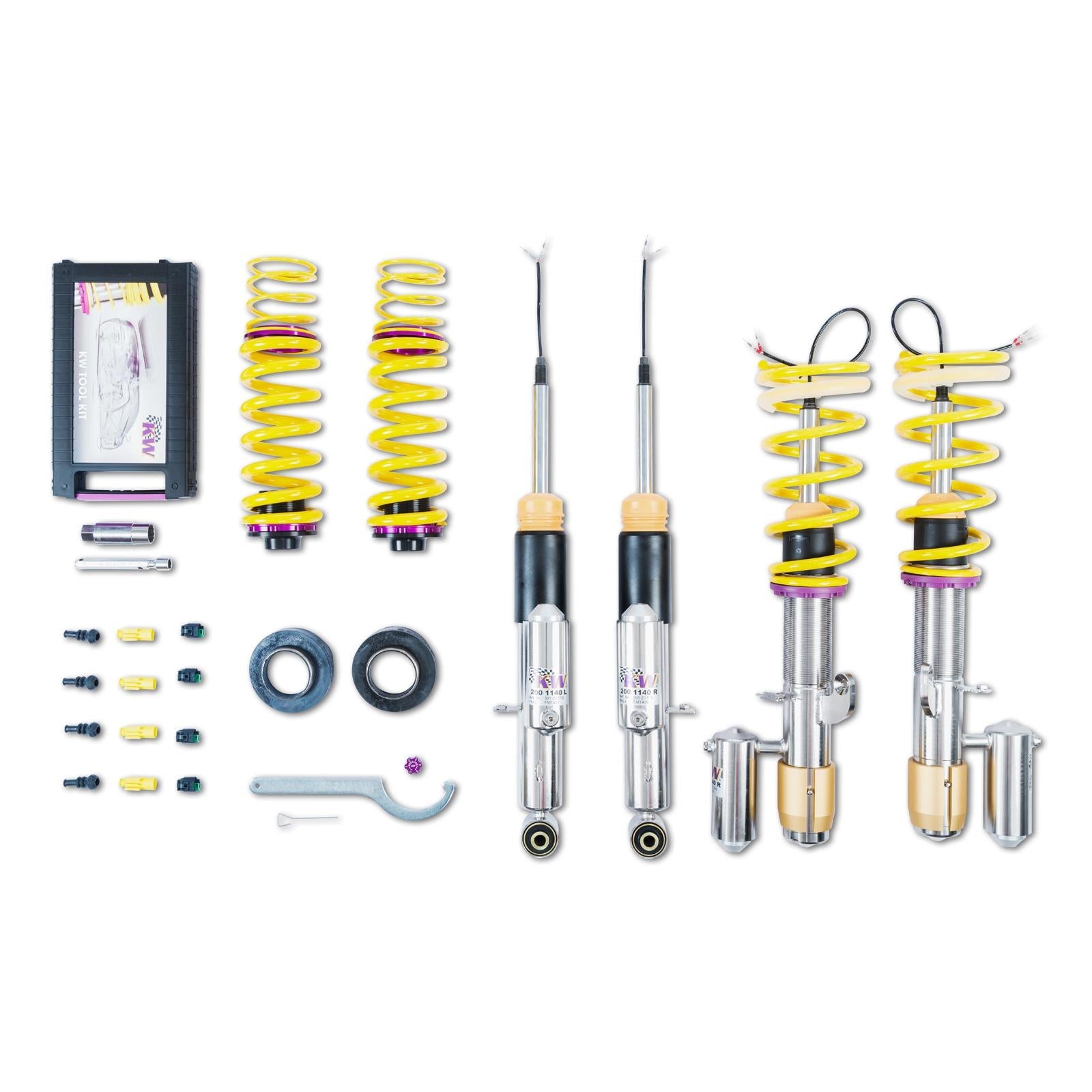 KW DDC-Plug&Play Gewindefahrwerk INOX Golf VI Ø55mm - gepfeffert.com