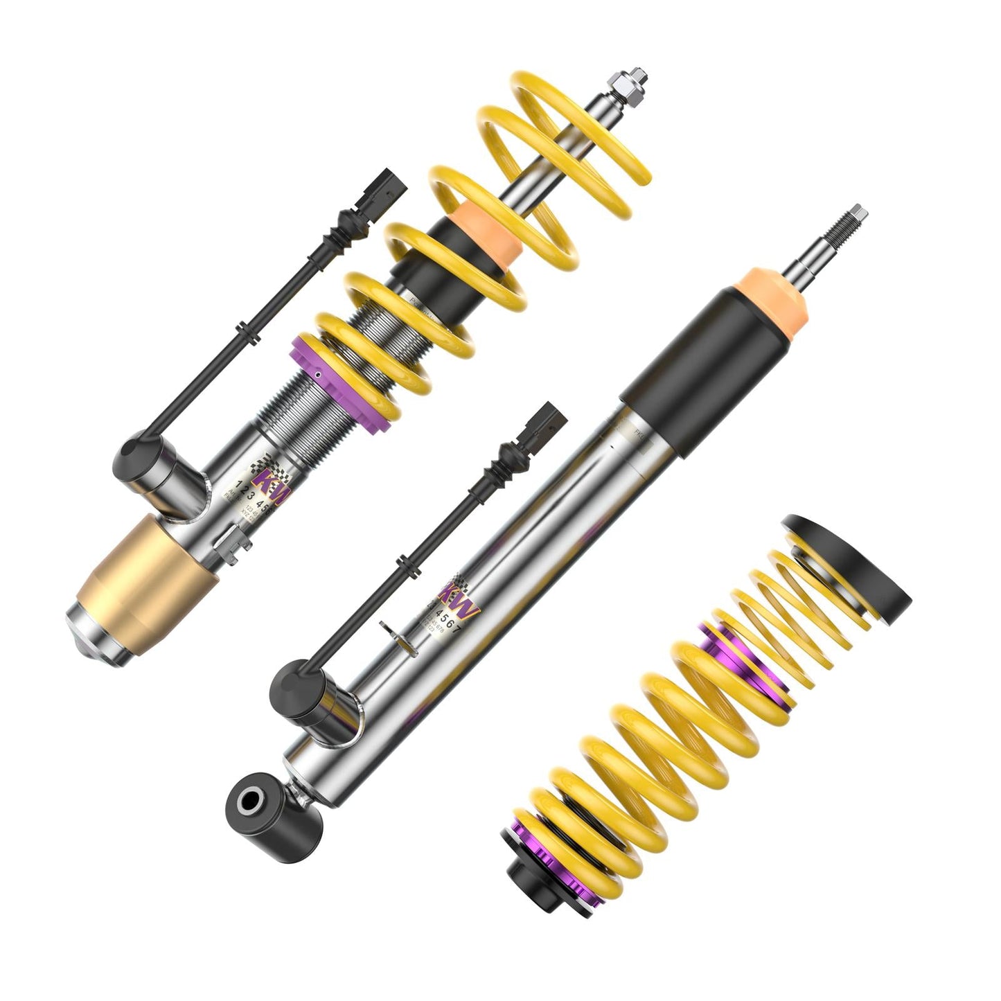 KW DDC-ECU Gewindefahrwerk INOX für Seat Leon 5F - gepfeffert.com