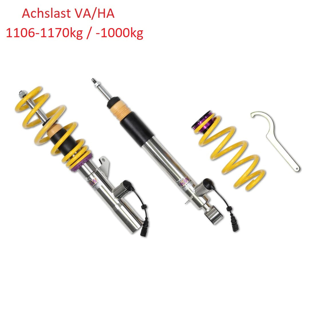 KW DDC-ECU Gewindefahrwerk INOX Golf VI Ø55mm - gepfeffert.com
