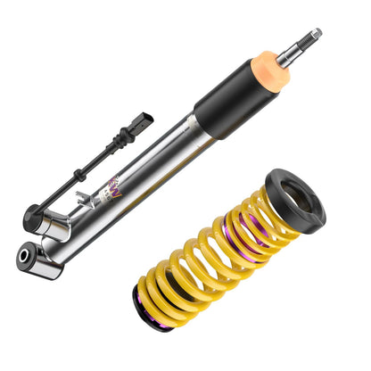 KW DDC-ECU Gewindefahrwerk INOX für Seat Leon 5F - gepfeffert.com
