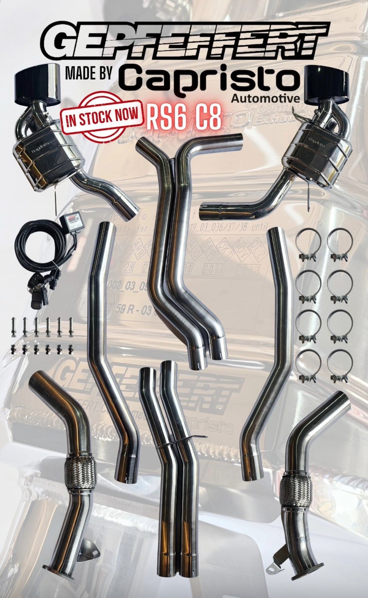 Gepfeffert.com Abgasanlage für Audi RS6 / RS7 incl. Performance (C8) - gepfeffert.com