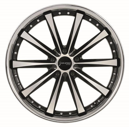 Corspeed ARROWS Higloss black polished inox lip - gepfeffert.com