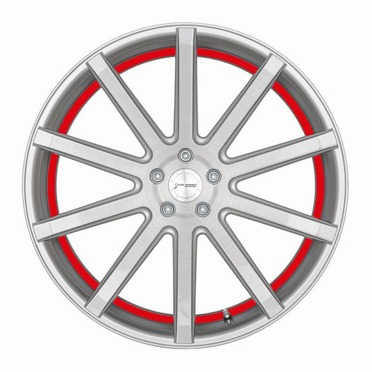 Corspeed DEVILLE Silver-brushed-Surface Trim rot - gepfeffert.com