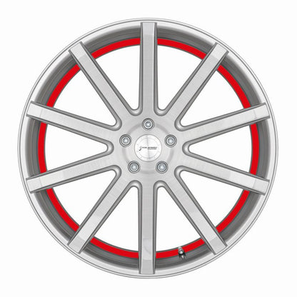 Corspeed DEVILLE Silver-brushed-Surface Trim rot - gepfeffert.com